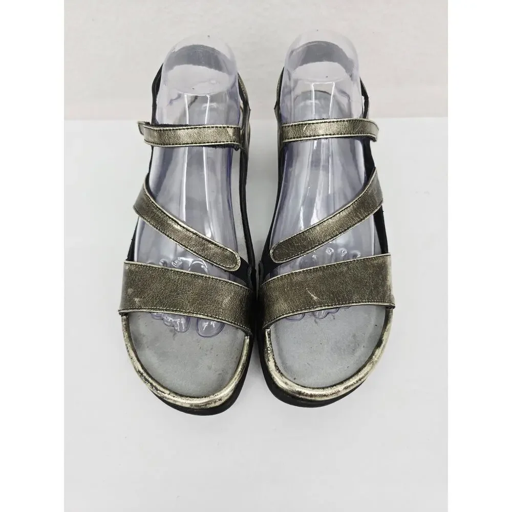 Naot Women's Metallic Leather Sandals EU 42 US 11